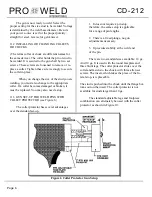 Preview for 16 page of Pro-Weld CD-212 Operation & Maintenance Manual