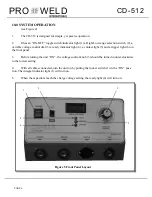 Предварительный просмотр 14 страницы Pro-Weld CD-512 Operation Manual