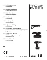 Pro Work 45.196.60 Operating Instructions Manual предпросмотр