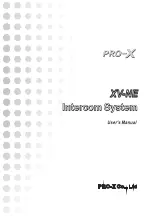 Предварительный просмотр 1 страницы Pro-X XV-NE User Manual