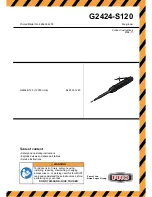 Preview for 1 page of Pro G2424-S120 Product Instructions