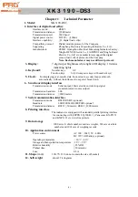 Предварительный просмотр 3 страницы Pro XK3190-DS3 Operation Command