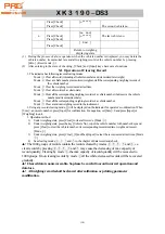 Предварительный просмотр 16 страницы Pro XK3190-DS3 Operation Command