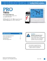 Preview for 1 page of Pro1 Technologies T855i Operating Manual