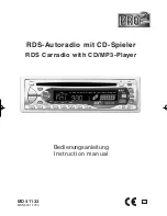 Preview for 2 page of Pro2 MD 41133 Instruction Manual