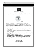 Preview for 21 page of Proaction PRSL96W Installation & User'S Instructions