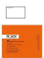 Preview for 44 page of ProActiv RAPTOR 4all Operating Instructions Service Booklet