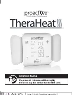 Proactive TheraHeat 715-440 Instructions Manual предпросмотр