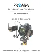 PROAIM FF-WRLS-DR-ONE Instruction Manual preview