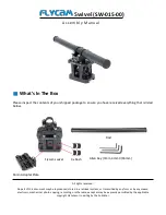 Preview for 1 page of PROAIM Flycam SW-015-00 Assembly Manual