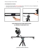 Preview for 5 page of PROAIM Jazz Autopan Camera Slider Instruction Manual