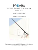 PROAIM Kite-22-Starter Instruction Manual предпросмотр