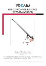 Предварительный просмотр 1 страницы PROAIM KITE-22-WONDER Setup And Operation Manual