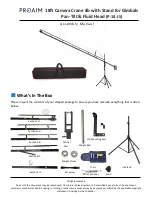 Предварительный просмотр 1 страницы PROAIM P-18-JS Assembly Manual