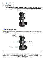 Preview for 1 page of PROAIM P-GDTR-01 Assembly Manual