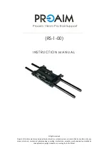 Предварительный просмотр 1 страницы PROAIM RS-1-00 Instruction Manual