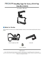 PROAIM SnapRig Cage CG215 Assembly Manual preview