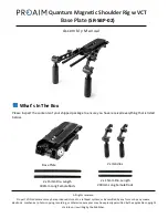 PROAIM SR-SBP-02 Assembly Manual preview