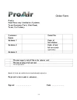 Preview for 12 page of ProAir 600 Operation Maintenance & Technical Manual