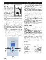 Предварительный просмотр 6 страницы PROART A 5430 Installation & Operating Instructions Manual