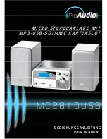 ProAudio MC2810USB User Manual preview