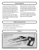 Preview for 3 page of ProBoat Apache 24 Owner'S Manual