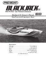 ProBoat Blackjack 55 Owner'S Manual preview