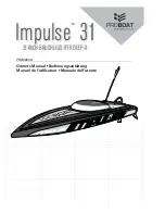 Preview for 1 page of ProBoat Impulse 31 PRB08008 Owner'S Manual