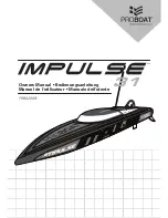 ProBoat Impulse 31 PRB4250B Owner'S Manual preview