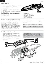 Preview for 4 page of ProBoat IMPULSE 32 Instruction Manual