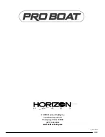 Preview for 16 page of ProBoat mini-V Owner'S Manual