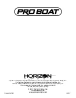 Preview for 16 page of ProBoat PRB4075 Owner'S Manual