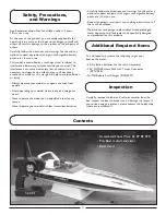 Preview for 3 page of ProBoat ShockWave 26 EP Rally Sport Owner'S Manual