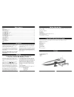 Preview for 2 page of ProBoat ShockWave 55 SS Owner'S Manual