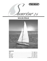 ProBoat SUNRISE 24 Instruction Manual preview