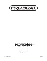 Preview for 44 page of ProBoat WidowMaker 22 Instruction Manual