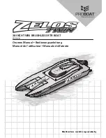 Preview for 1 page of ProBoat Zelos Twin Owner'S Manual