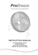 Предварительный просмотр 1 страницы ProBreeze 5060596020061 Instruction Manual