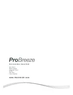 Preview for 32 page of ProBreeze PB-08 Instruction Manual