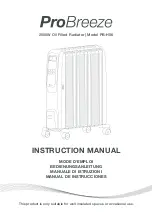 ProBreeze PB-H06 Instruction Manual preview