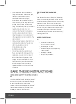 Preview for 4 page of ProBreeze PB-H10 Instruction Manual