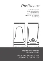 ProBreeze PB-MF01 Instruction Manual preview