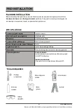 Предварительный просмотр 3 страницы Probrite FSXD30-PC-4K-BZ Installation, Usage, & Care Manual