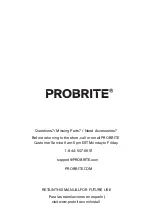 Предварительный просмотр 12 страницы Probrite STLR15-PC-4K-BZ Installation, Usage, & Care Manual