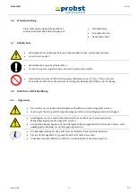 Предварительный просмотр 10 страницы probst 4400.0184 Operating Instructions Manual