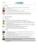 Preview for 11 page of probst 51400036 Operating Instructions Manual