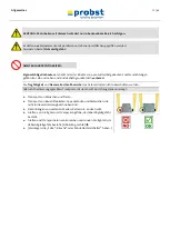 Preview for 16 page of probst 51400036 Operating Instructions Manual