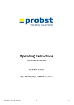 Предварительный просмотр 1 страницы probst 5150.0022 Operating Instructions Manual