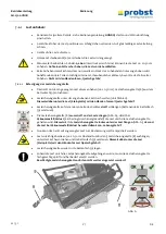 Предварительный просмотр 24 страницы probst 52400043 Operating Instructions Manual