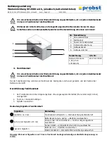 Предварительный просмотр 36 страницы probst 52400043 Operating Instructions Manual